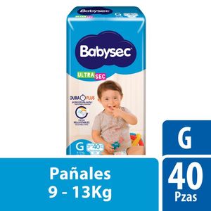 Babysec Pañal Ultrasec Talla G 40 Pz