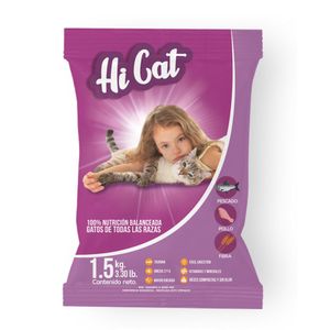 Alimento Hi Cat para Gato Adulto 1.5 kg Alimento Hi Multi Pro para Cachorro 4 kg