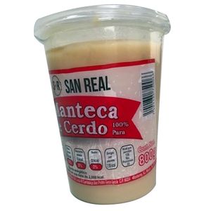 Manteca de Cerdo San Real 800 g