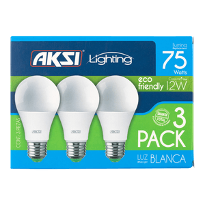 Foco Led 3pack 12w Eco Luz Blanca 1 Pz