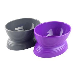 Set de 2 Platos para Gato Elevados Inclinados