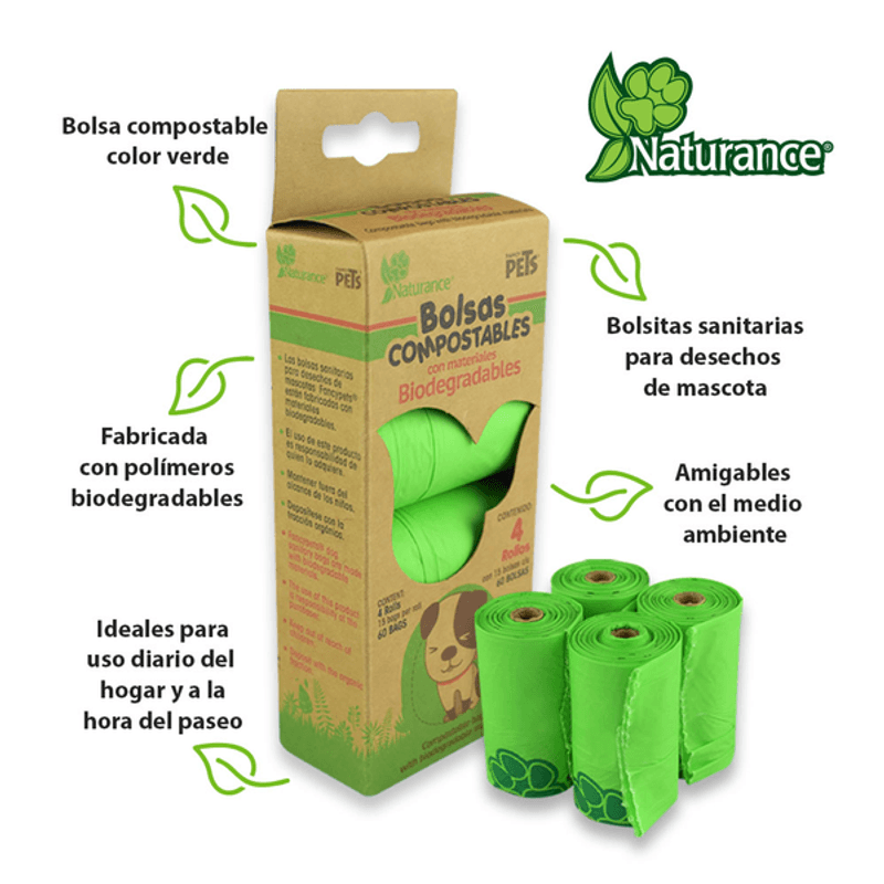 Mpets 60 Bolsas Compostables