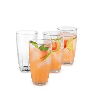 Set Aztec 4 Pz Libbey Cristalino 500 Ml 1 Pz