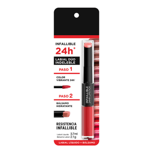 24h Infallible Labial 501 Timeless Red 3.7 Ml