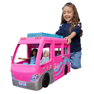 Set de Juego Barbie Cámper de Los Sueños con 7 Áreas