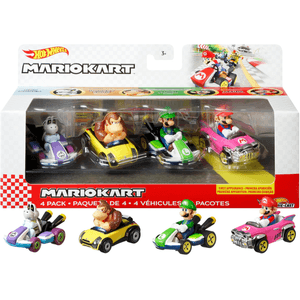 Hot Wheels Mario Kart Paquete 4 Autos 1 Pz