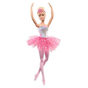 Muñeca Bailarina Luces Brillantes Tutú Rosa 1 Pz