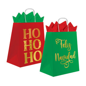 Bolsa Regalo Chica Aplic Bond Navidad 1 Pz