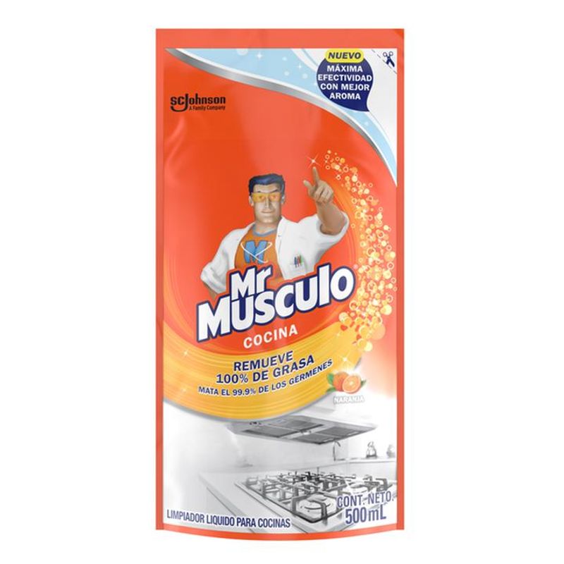 Mr Musculo Limpiador Desengrasante Cocina Aroma Limón 750 ml - H-E-B México