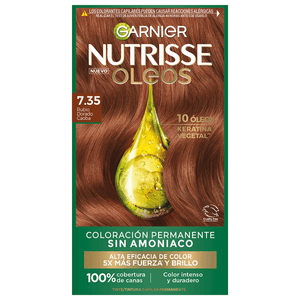 Garnier Nutrisse Oleos Tono Rubio Dorado 7.35