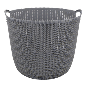 Cesta Organizadora Gris 40x38x33cm 1 Pz