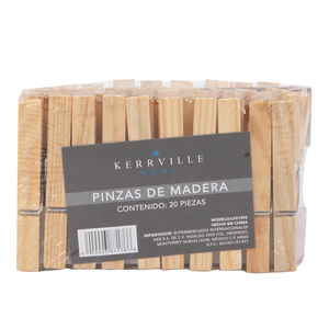 Pinzas de Madera 1 Pz