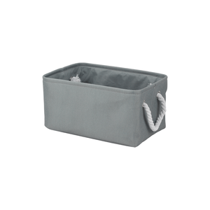 Canasta Organizadora Gris 35x26x18cm 1 Pz