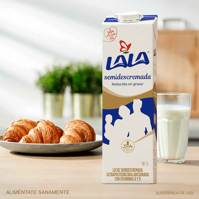 Leche Semi Descremada 1 Lt