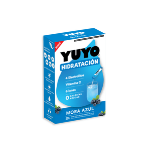 Yuyo Hidratación Mora Azul con 10 pz