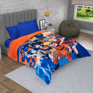 Edredon Matrimonial Naruto Naranja 1 Pz