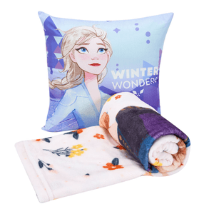 Set Frazada Y Cojin Frozen Rosa 1 Pz