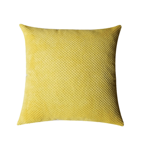 Cojín Decorativo con Textura Punteado Amarillo 45 1 Pz