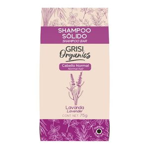 Shampoo Grisi Sólido Organics Lavanda 75 g