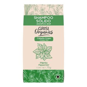 Shampoo Solido Organics Menta 75 Gr