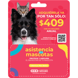 HEB Asistencia para tus Mascotas Plan Básico