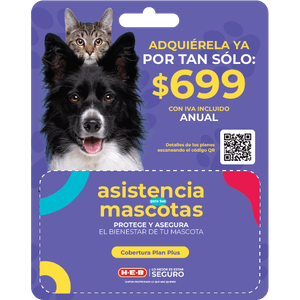 HEB Asistencia para tus Mascotas Plan Plus