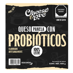 Cheese & Love Queso Panela con Probióticos 400 g