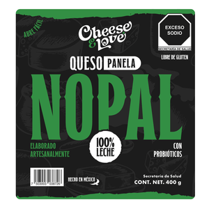 Cheese & Love Queso Panela Nopal y Probioticos 400 g