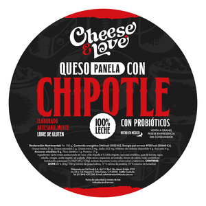 Cheese & Love Queso Panela con Chipotle y Probioticos 1 kg