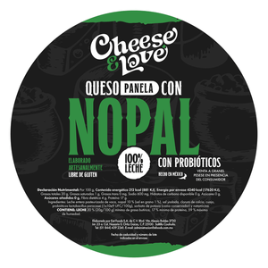 Cheese & Love Queso Panela con Nopal y Probioticos 1 kg