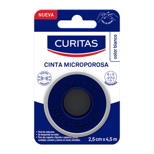 Cinta Microporosa Blanca 2.5x4.5 1 Pz