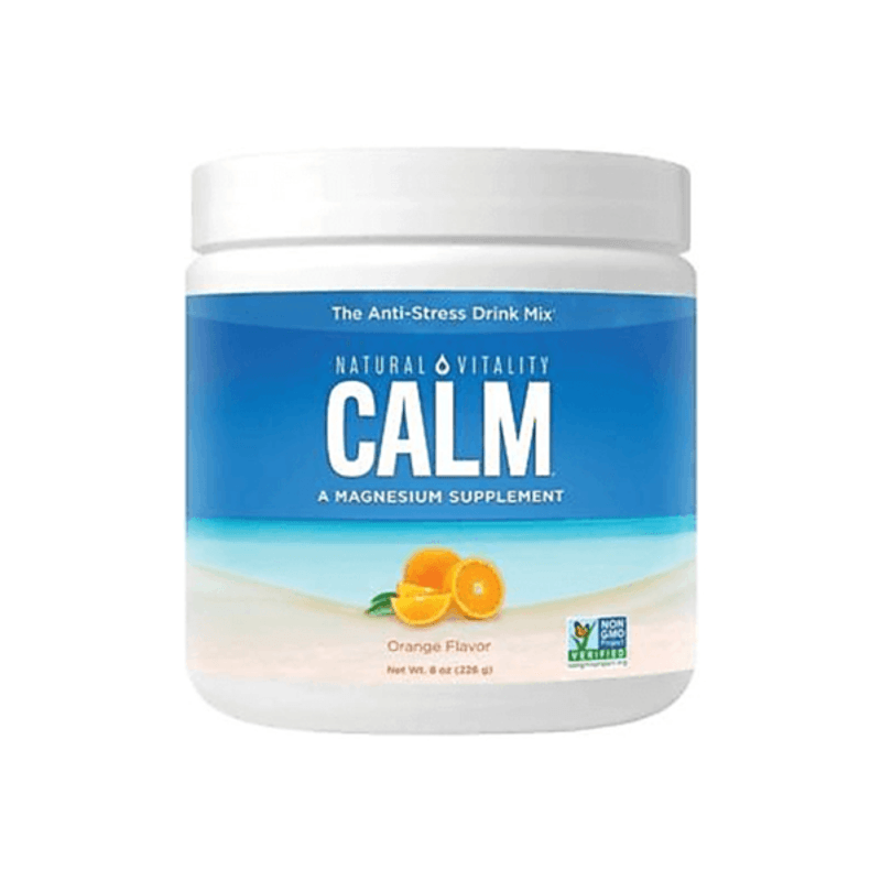 Farmacias del Ahorro, Natural Vitality Calm Suplemento Alimenticio de Polvo  para preparar Bebida de Magnesio 226 gr