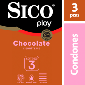 Condones Chocolate 3 Pz