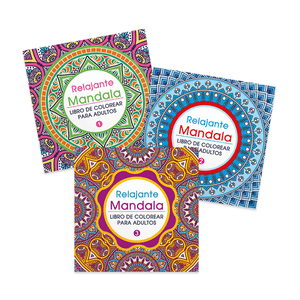 Mandala Para Colorear 64 Paginas 1 Pz