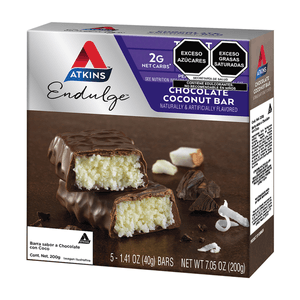Barra de Proteína Sabor Coco con Chocolate 5pc 1 Cj