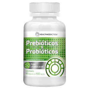 Prebioticos Y Probioticos 4 Cepas 60 Pz