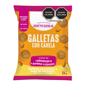 Morama Galletas Canela de Almendra, Avena Y Lin 32 Gr