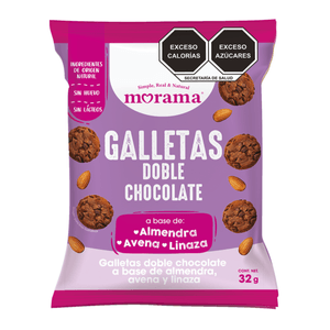 Morama Galletas Doble Chocolate de Almendra, Ave 32 Gr