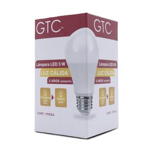 Foco Led 5w Luz Calida 50 G 1 Pz