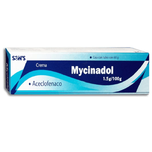 Mycinadol 60 Gr Crema 1.5g Aceclofenaco Gen 1 Pz