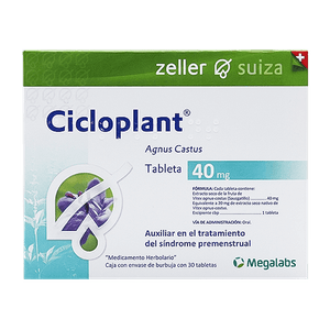 Cicloplant 40mg 30 Tab Agnus Castus 30 Pz