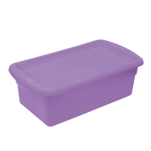 Caja Zapatera Miami Morado 1 Pz