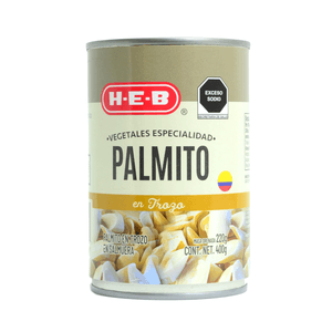 Palmito Trozo en Lata 400 Gr