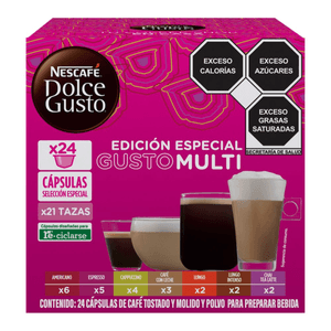 Café en Cápsulas Nescafé Dolce Gusto Diferentes Variedades con 24 pz