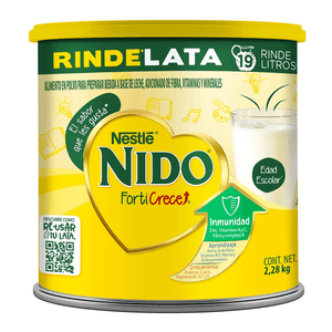 Alimento en Polvo para Preparar Bebida a Base de Leche Nido FortiCrece 2.28 kg