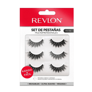 Pestañas Revlon 3 Pares Modelo 4 1 Pz