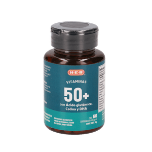 50+ Acido Glutaminico Colina Y Dha 60 Caps 1 Pz