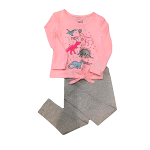 Conj Playera Rosa C/Pantalon 2/3/3x 1 Pz