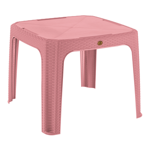 Mesa Infantil Rattan Rosa Peonia 1 pz