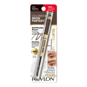 Lápiz y Gel para Cejas Revlon Colorstay Brow Fantasy Tono  Dark Brown